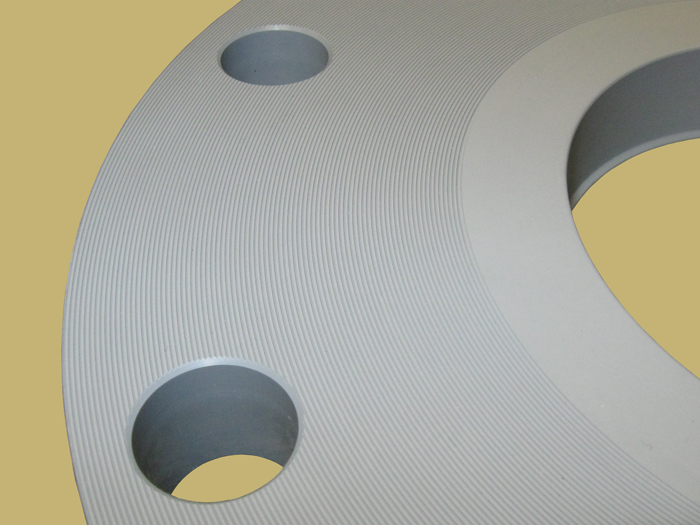 SWT's Flange Face Grooved Surface Finish