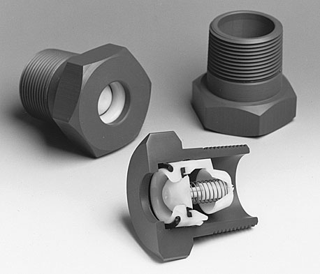 SWT's 1-1/2 inch MNPT Vacuum Breaker with 2 inch Hex Nut (SM-VB4P)