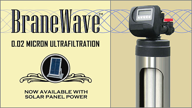 SWT's BraneWave UF Systems are now available with Solar Panel Power