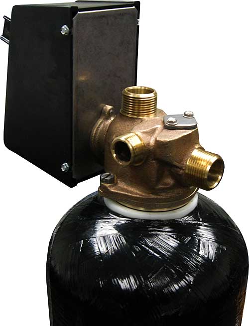 Rear View of SWT's 1 inch Manual Backwash Control Valve (275/BW/MAN)