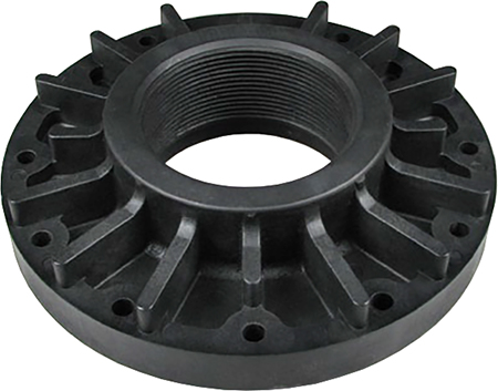 4-inch #8 UN flange adapter (LC-C610225)