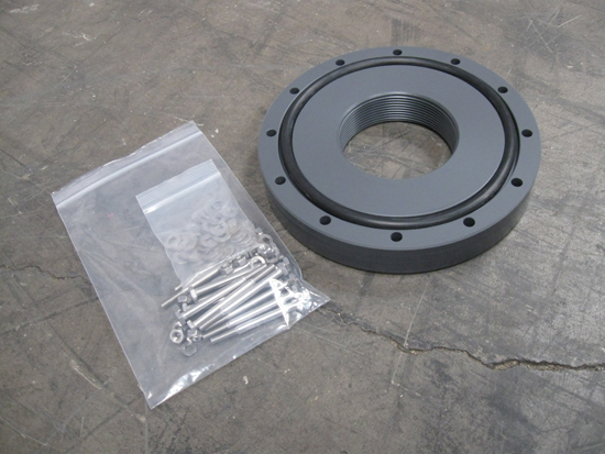 6-inch SNA to 4-inch UN flange adapter (P/N SM-FLGRD64)