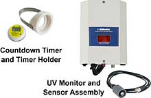 UVR Timer and Monitor Assemblies