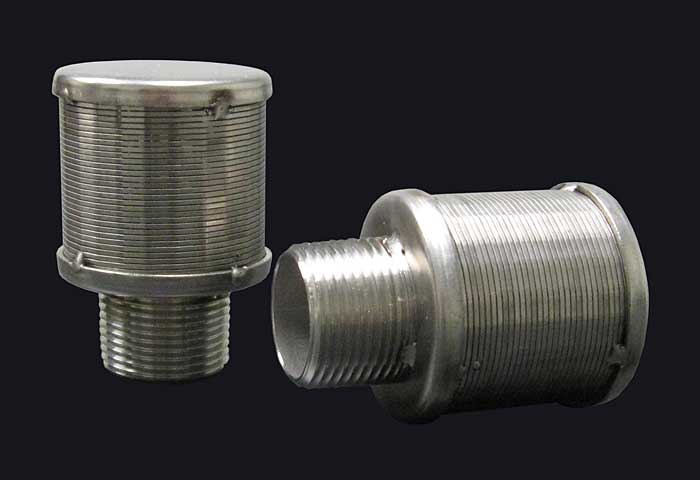 CS-10C-M-316 Stainless Steel Baffle Plate Strainer with 1 inch MNPT Connection